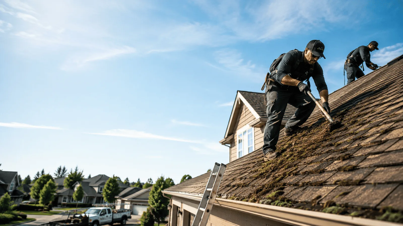 Roof Moss Removal in Frederic, MI near me
